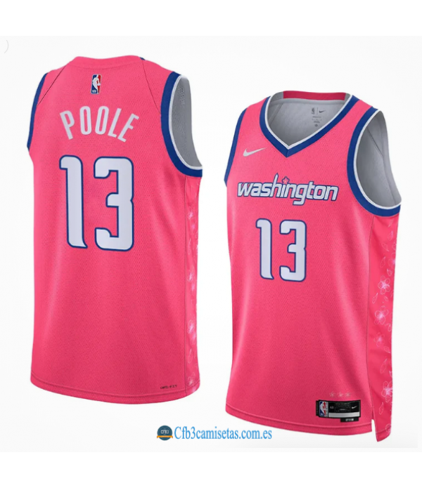 CFB3-Camisetas Jordan poole washington wizards - city