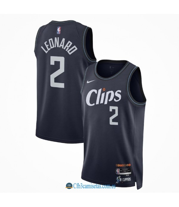 CFB3-Camisetas Kawhi leonard los angeles clippers 2023/24 - city