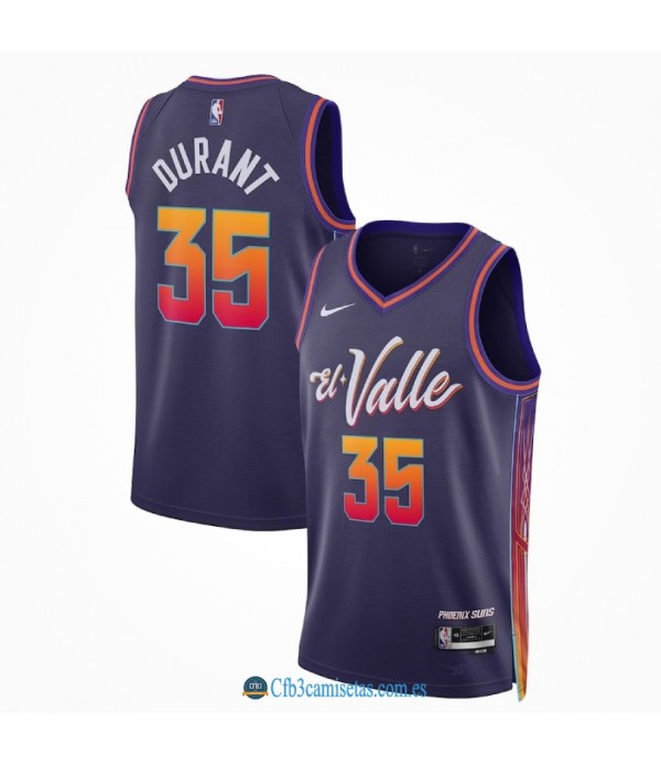 CFB3-Camisetas Kevin durant phoenix suns 2023/24 - city edition