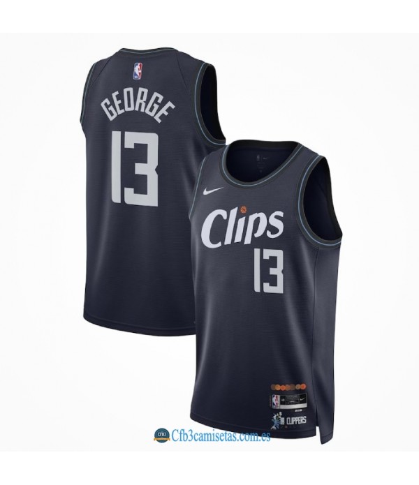 CFB3-Camisetas Paul george los angeles clippers 2023/24 - city