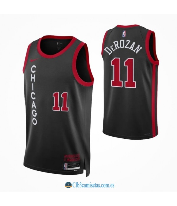 CFB3-Camisetas Demar derozan chicago bulls 2023/24 - city