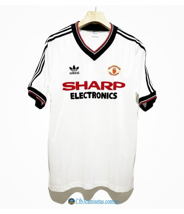 CFB3-Camisetas Manchester united 2a equipación 1982-83