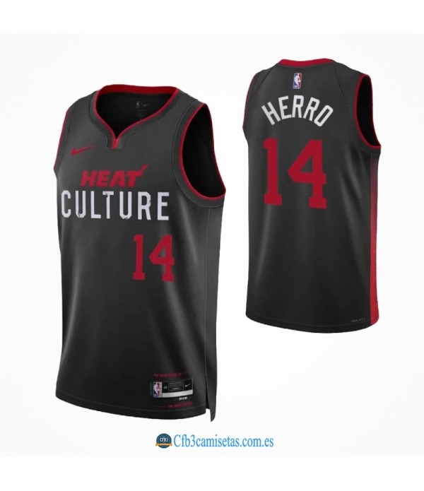 CFB3-Camisetas Tyler herro miami heat 2023/24 - city