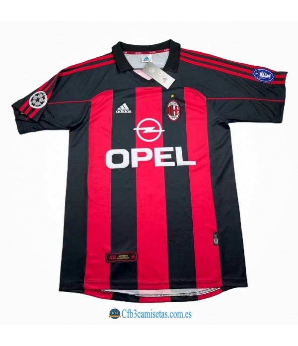 CFB3-Camisetas Ac milan 1a equipación 2000/02