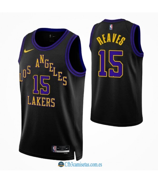 CFB3-Camisetas Austin reaves los angeles lakers 2023/24 - city edition