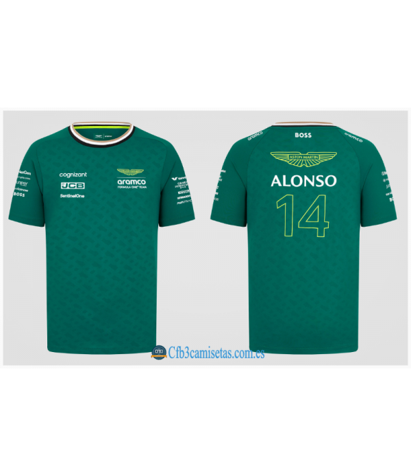 CFB3-Camisetas Camiseta aston martin aramco cognizant f1 2024 - fernando alonso