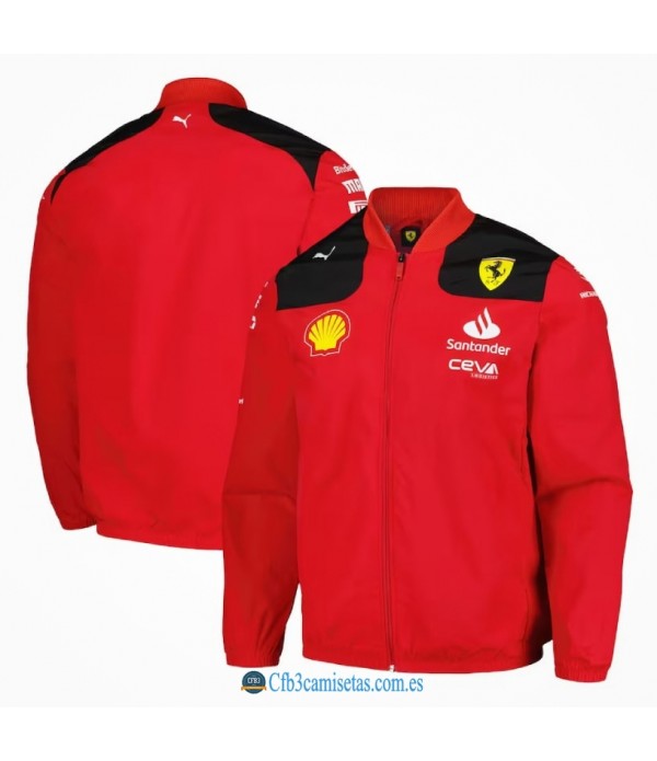 CFB3-Camisetas Chaqueta oracle scuderia ferrari 2024