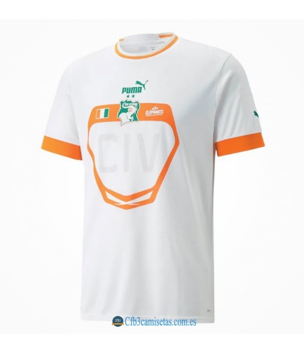 CFB3-Camisetas Costa de marfil 2a equipación 2023