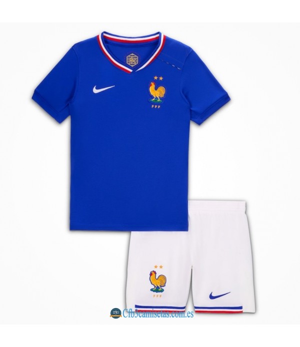 CFB3-Camisetas Francia 1a equipación 2024 - niÑos
