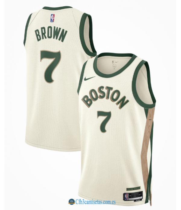 CFB3-Camisetas Jaylen brown boston celtics 2023/24 - city edition