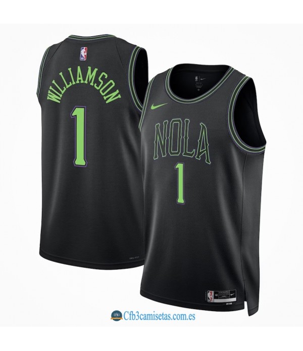 CFB3-Camisetas Zion williamson new orleans pelicans 2023/24 - city edition