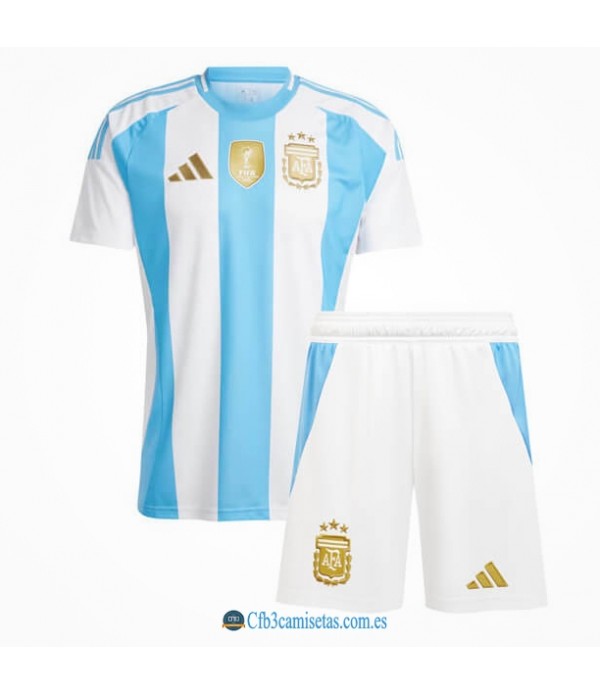 CFB3-Camisetas Argentina 1a equipación 2024 - niÑos