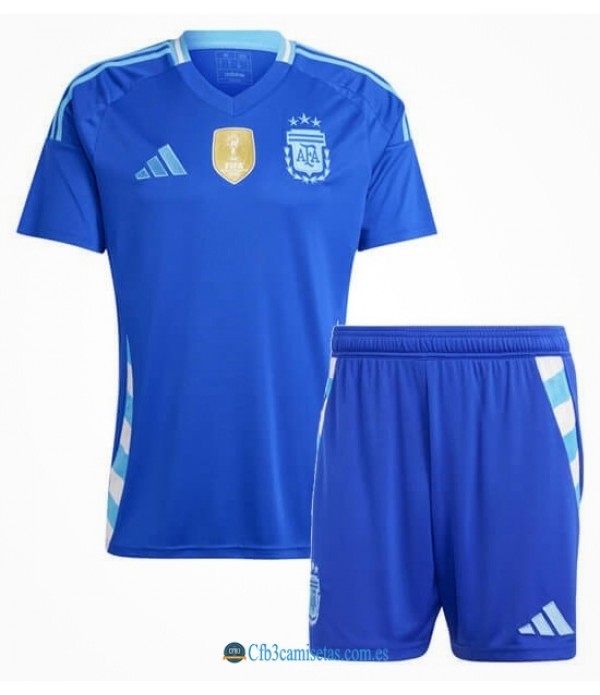 CFB3-Camisetas Argentina 2a equipación 2024 - niÑos