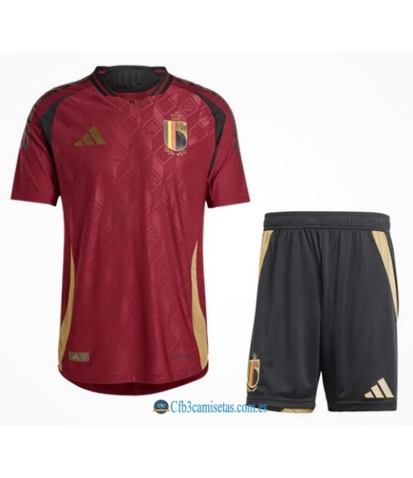 CFB3-Camisetas Belgica 1a equipación 2024 - niÑos