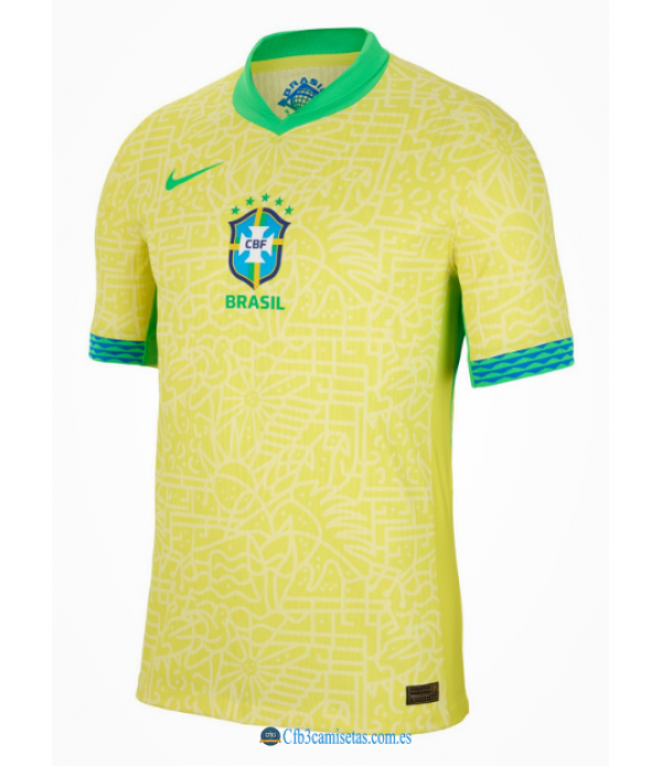 CFB3-Camisetas Brasil 1a equipación 2024