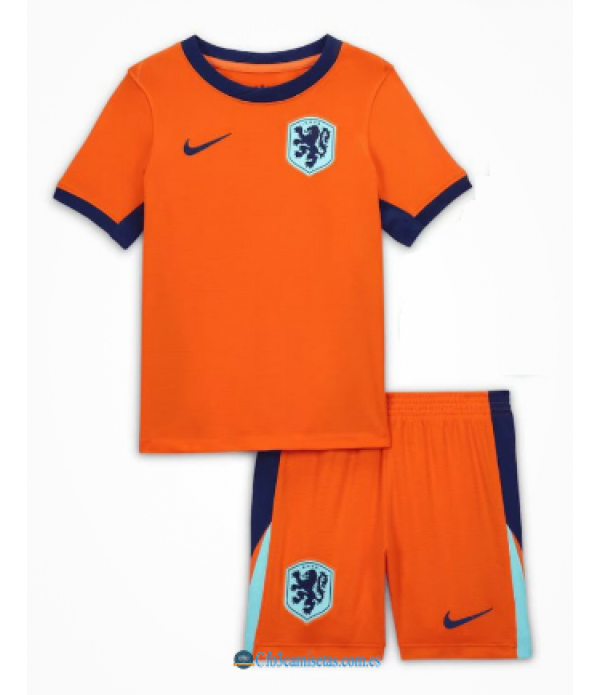 CFB3-Camisetas Holanda 1a equipación 2024 - niÑos