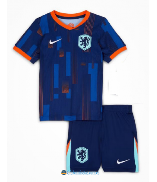 CFB3-Camisetas Holanda 2a equipación 2024 - niÑos