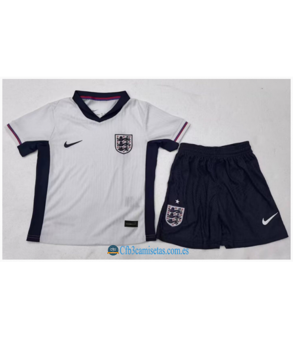 CFB3-Camisetas Inglaterra 1a equipación 2024 - niÑos