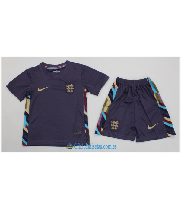 CFB3-Camisetas Inglaterra 2a equipación 2024 - niÑos