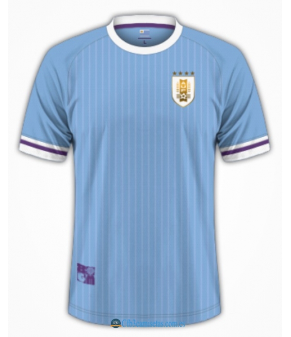 CFB3-Camisetas Uruguay 1a equipación 2024 - authentic