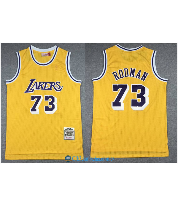 CFB3-Camisetas Dennis rodman los angeles lakers - classic