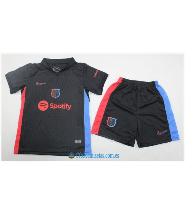 CFB3-Camisetas Fc barcelona 2a equipación 2024/25 - niÑos