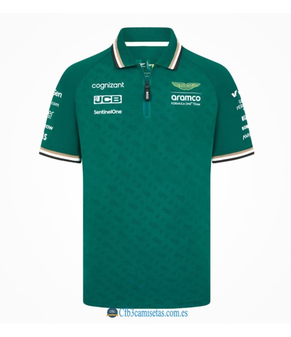CFB3-Camisetas Polo aston martin f1 team 2024