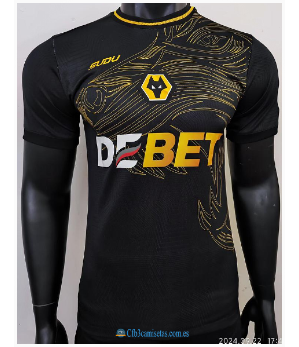 CFB3-Camisetas Wolves 2a equipación 2024/25 - authentic