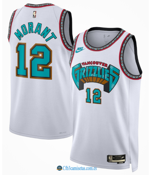 CFB3-Camisetas Ja morant memphis grizzlies 2024/25 - classic