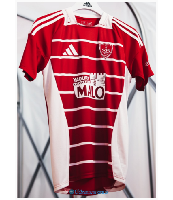 CFB3-Camisetas Stade brestois 1a equipación champions 2024/25
