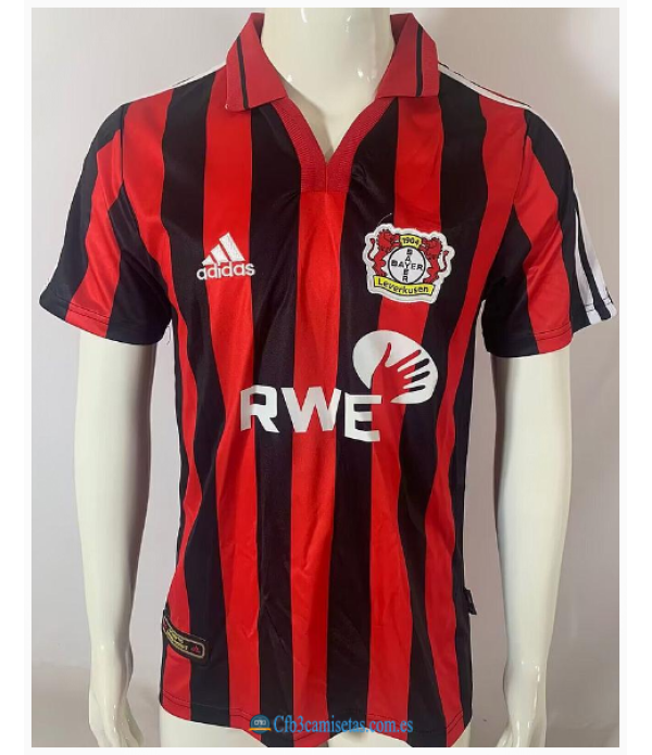 CFB3-Camisetas Bayer 04 leverkusen 1a equipación 2001/02