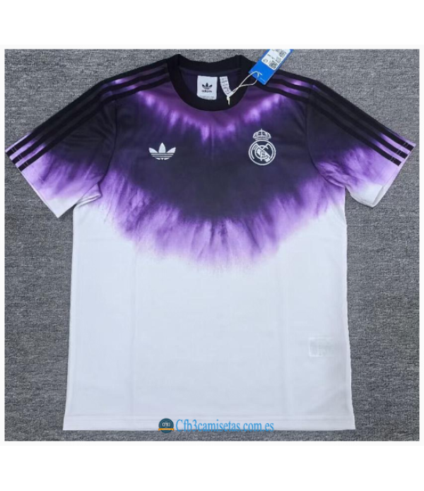 CFB3-Camisetas Camiseta casual real madrid 2024/25 purple