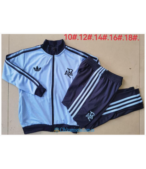 CFB3-Camisetas Chándal argentina 2024/25 - niños