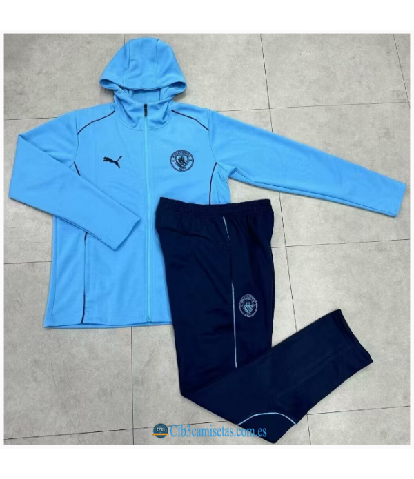 CFB3-Camisetas Chándal con capucha manchester city 2024/25