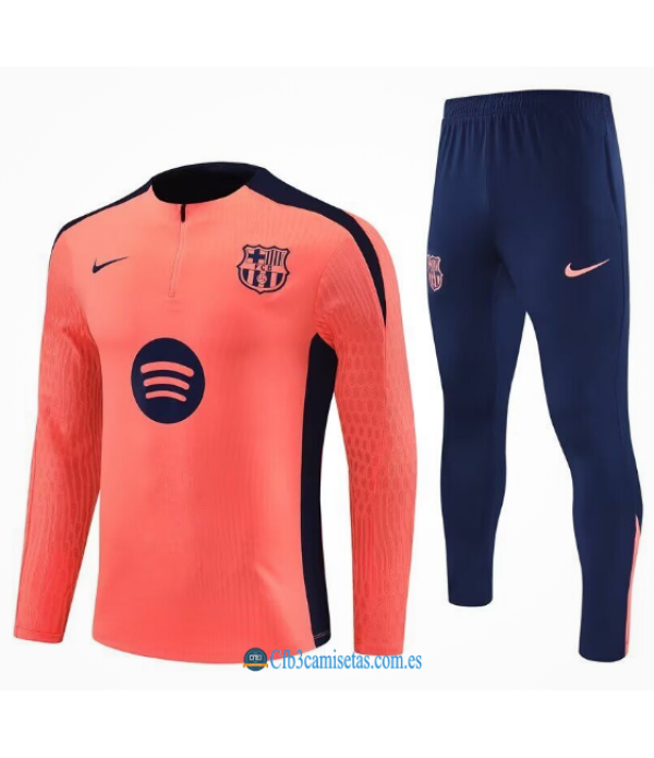 CFB3-Camisetas Chándal fc barcelona 2024/25 pink spotify