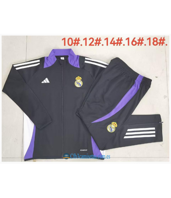 CFB3-Camisetas Chándal real madrid 2024/25 clasico - niños