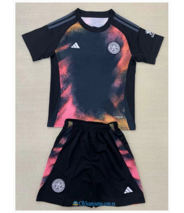 CFB3-Camisetas Leicester city 2a equipación 2024/25 - niños