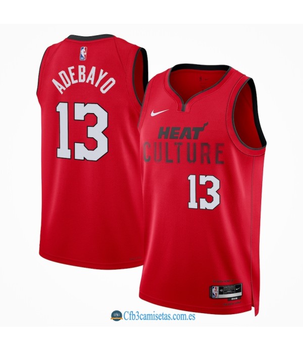 CFB3-Camisetas Bam adebayo miami heat 2024/25 - city