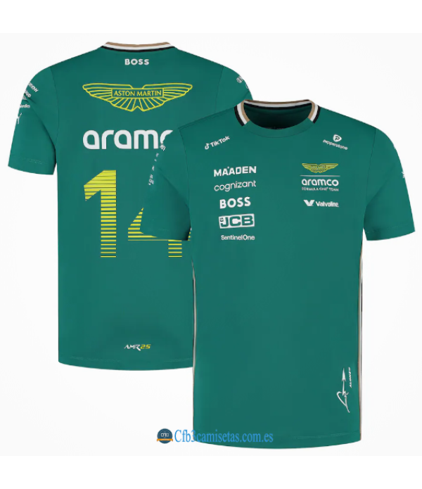 CFB3-Camisetas Camiseta aston martin 2025 - fernando alonso