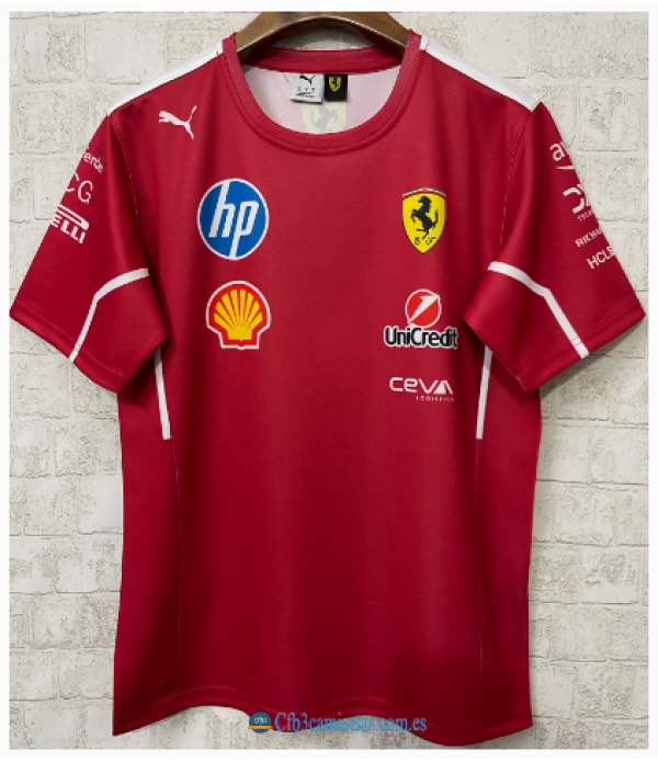 CFB3-Camisetas Camiseta ferrari 2025