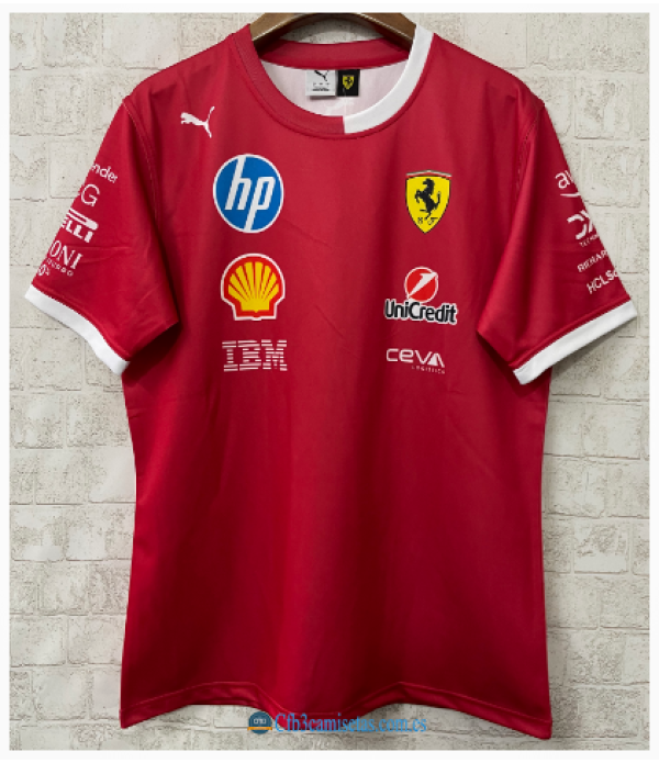 CFB3-Camisetas Camiseta ferrari 2025 style
