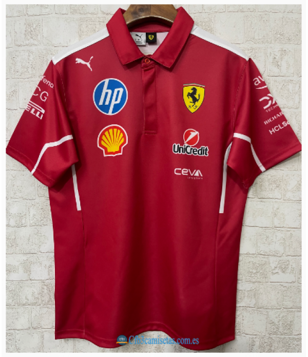 CFB3-Camisetas Polo ferrari 2025