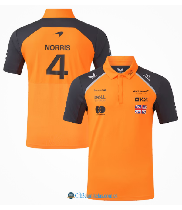 CFB3-Camisetas Polo mclaren 2025 - lando norris