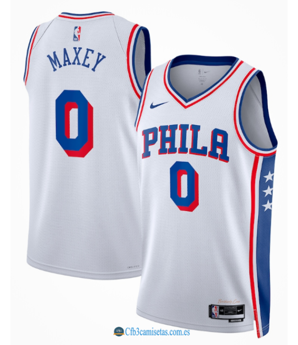 CFB3-Camisetas Tyrese maxey philadelphia 76ers - association