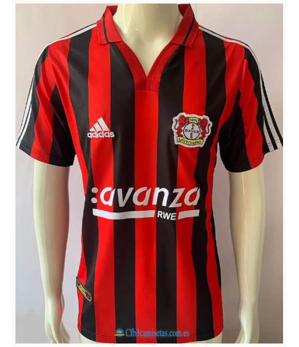 CFB3-Camisetas Bayer 04 leverkusen 1a equipación 2000/01