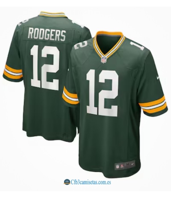 CFB3-Camisetas Aaron rodgers green bay packers