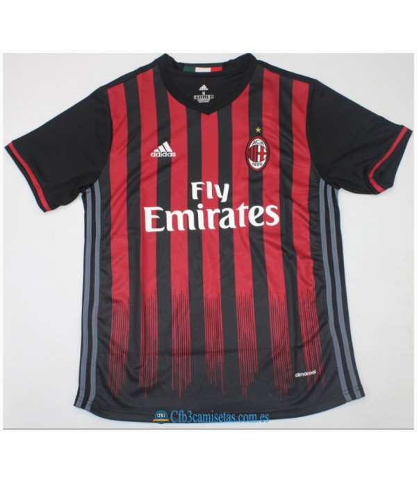 CFB3-Camisetas Ac milan 1a equipación 2016/17