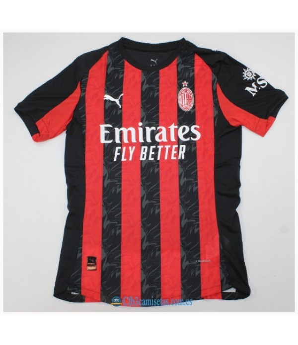 CFB3-Camisetas Ac milan 1a equipación 2025/26 - authentic filtrada