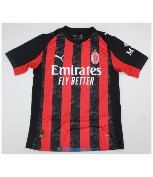 CFB3-Camisetas Ac milan 1a equipación 2025/26 filtrada