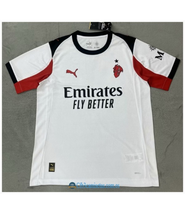 CFB3-Camisetas Ac milan 2a equipación 2025/26 filtrada